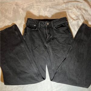 H&M black denim jeans